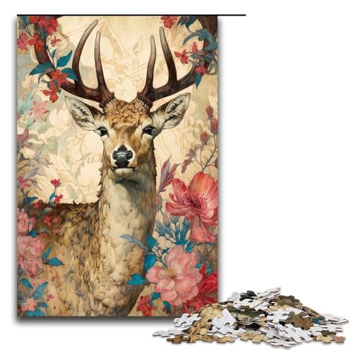 Puzzle für Erwachsene 1000 Teile Hirsch Heimdekoration Puzzle Spielzeug Geschenk für die ganze Familie 1000 Teile Puzzle für Erwachsene 1000 Teile Hirsch Heimdekoration Puzzle Spielzeug Geschenk für die ganze Familie 1000 Teile von QSYFNBZL