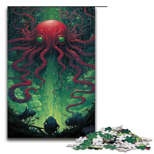 Puzzle für Erwachsene 1000 Teile Krakenmonster Puzzle Spiele Spielzeug Geschenk geeignet für die Schreibtischdekoration 1000 Teile Puzzle für Erwachsene 1000 Teile Krakenmonster Puzzle Spiele Spielzeug Geschenk geeignet für die Schreibtischdekoration 1000 Teile von QSYFNBZL