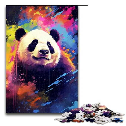 Puzzle für Erwachsene 1000 Teile Panda in der Caldera ist von Spritzern umgeben viele Puzzles Lernspiele für Zuhause DIY Spielzeug tolles Geschenk für Spiele 75 x 50 cm Puzzle für Erwachsene 1000 Teile Panda in der Caldera ist von Spritzern umgeben viele Puzzles Lernspiele für Zuhause DIY Spielzeug tolles Geschenk für Spiele 75 x 50 cm von QSYFNBZL