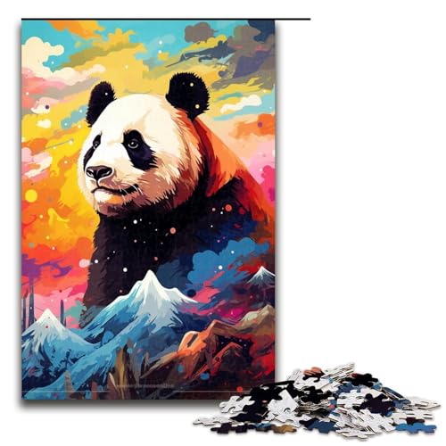 Puzzle für Erwachsene 1000 Teile Panda in der Caldera ist von Spritzern umgeben viele Puzzles Lernspiele für Zuhause DIY Spielzeug tolles Geschenk für Spiele 75 x 50 cm Puzzle für Erwachsene 1000 Teile Panda in der Caldera ist von Spritzern umgeben viele Puzzles Lernspiele für Zuhause DIY Spielzeug tolles Geschenk für Spiele 75 x 50 cm von QSYFNBZL