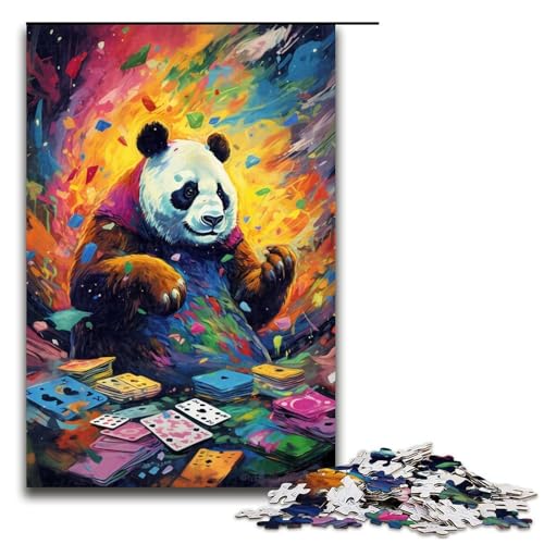 Puzzle für Erwachsene 1000 Teile Panda spielt Poker von SplattersLots Dickes buntes Puzzle Lernspiele für Zuhause DIY Spielzeug tolles Geschenk für Spiele 75 x 50 cm Puzzle für Erwachsene 1000 Teile Panda spielt Poker von SplattersLots Dickes buntes Puzzle Lernspiele für Zuhause DIY Spielzeug tolles Geschenk für Spiele 75 x 50 cm von QSYFNBZL