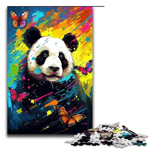 Puzzle für Erwachsene 1000 Teile Panda und Schmetterling von SplattersLots buntes Spielzeug Denkspiel ganze Familie 75 x 50 cm Puzzle für Erwachsene 1000 Teile Panda und Schmetterling von SplattersLots buntes Spielzeug Denkspiel ganze Familie 75 x 50 cm von QSYFNBZL