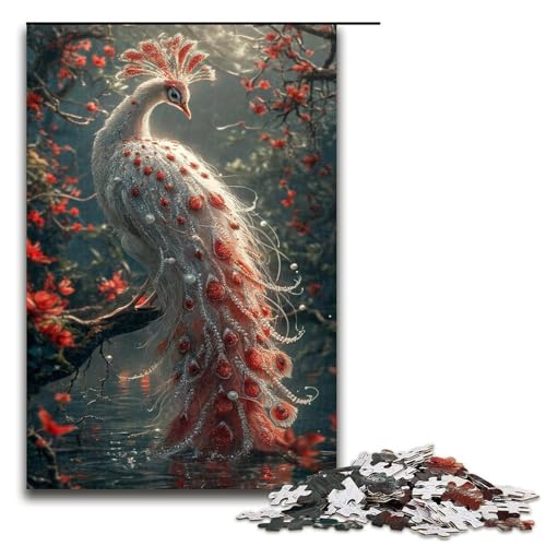 Puzzle für Erwachsene 1000 Teile Pfau Holzpuzzle Lernen Lernspielzeug Familienspiele 1000 PCS Puzzle für Erwachsene 1000 Teile Pfau Holzpuzzle Lernen Lernspielzeug Familienspiele 1000 PCS von QSYFNBZL