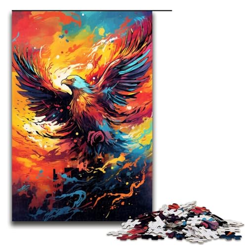 Puzzle für Erwachsene 1000 Teile Phoenix ist von Spritzern umgeben viele Bunte Puzzles für die ganze Familie tolles Geschenk für Teenager ab 14 Jahren 75 x 50 cm Puzzle für Erwachsene 1000 Teile Phoenix ist von Spritzern umgeben viele Bunte Puzzles für die ganze Familie tolles Geschenk für Teenager ab 14 Jahren 75 x 50 cm von QSYFNBZL