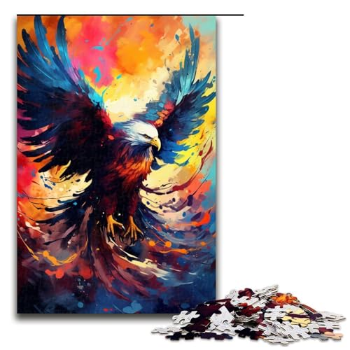 Puzzle für Erwachsene 1000 Teile Phönix ist von Spritzern umgeben viele Bunte Puzzleteile jedes Teil ist einzigartig anspruchsvolles Familienspiel 75 x 50 cm Puzzle für Erwachsene 1000 Teile Phönix ist von Spritzern umgeben viele Bunte Puzzleteile jedes Teil ist einzigartig anspruchsvolles Familienspiel 75 x 50 cm von QSYFNBZL
