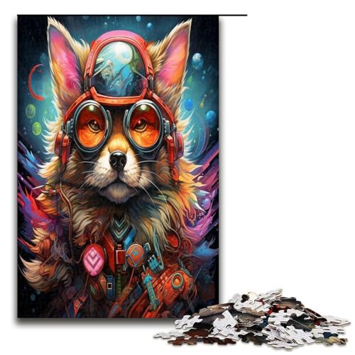 Puzzle für Erwachsene 1000 Teile Psychedelischer Fuchs Puzzle Spiele Spielzeug Geschenk geeignet für die Schreibtischdekoration 1000 Teile Puzzle für Erwachsene 1000 Teile Psychedelischer Fuchs Puzzle Spiele Spielzeug Geschenk geeignet für die Schreibtischdekoration 1000 Teile von QSYFNBZL