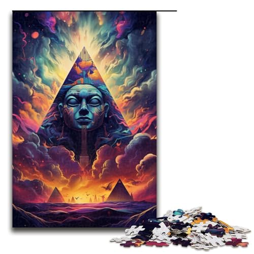 Puzzle für Erwachsene 1000 Teile Pyramiden von Ägypten sind von Spritzern umgeben viele Farben Puzzle für Erwachsene Holzspiele für die ganze Familie Weihnachts und Geburtstagsgeschenke 75 x 50 cm Puzzle für Erwachsene 1000 Teile Pyramiden von Ägypten sind von Spritzern umgeben viele Farben Puzzle für Erwachsene Holzspiele für die ganze Familie Weihnachts und Geburtstagsgeschenke 75 x 50 cm von QSYFNBZL