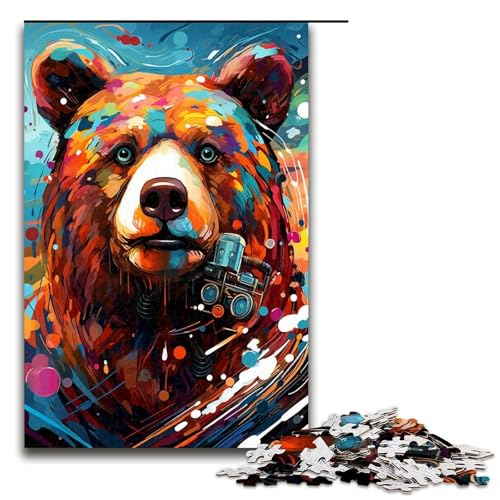 Puzzle für Erwachsene 1000 Teile Roboter Braunbär von SplattersLots Dicke farbige Puzzles Spiele Spielzeug Geschenk geeignet für die Schreibtischdekoration 75 x 50 cm Puzzle für Erwachsene 1000 Teile Roboter Braunbär von SplattersLots Dicke farbige Puzzles Spiele Spielzeug Geschenk geeignet für die Schreibtischdekoration 75 x 50 cm von QSYFNBZL