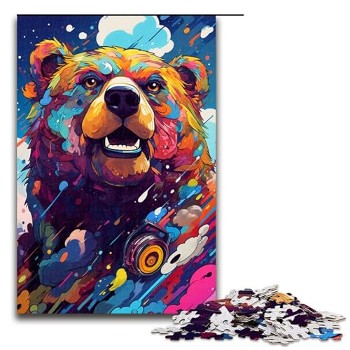 Puzzle für Erwachsene 1000 Teile Roboter Braunbär von SplattersLots Dickes farbiges Puzzle Lernspiele für Zuhause DIY Spielzeug tolles Geschenk für Spiele 75 x 50 cm Puzzle für Erwachsene 1000 Teile Roboter Braunbär von SplattersLots Dickes farbiges Puzzle Lernspiele für Zuhause DIY Spielzeug tolles Geschenk für Spiele 75 x 50 cm von QSYFNBZL