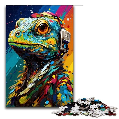 Puzzle für Erwachsene 1000 Teile Roboter Eidechse von SplattersLots Dickes buntes Puzzle Lernspiele für Zuhause DIY Spielzeug tolles Geschenk für Spiele 75 x 50 cm Puzzle für Erwachsene 1000 Teile Roboter Eidechse von SplattersLots Dickes buntes Puzzle Lernspiele für Zuhause DIY Spielzeug tolles Geschenk für Spiele 75 x 50 cm von QSYFNBZL