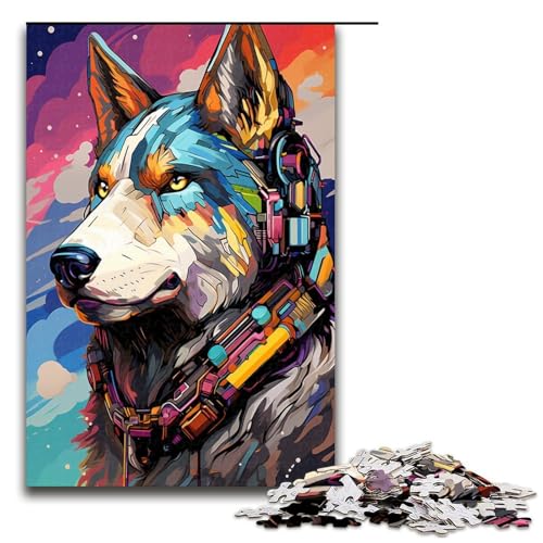 Puzzle für Erwachsene 1000 Teile Roboter Husky vonLots Dickes farbiges Wolkenmuster zum Zusammenbauen hilft dem Gehirn beim Trainieren süchtig machendes Spielzeug zum Fördern der Geduld 75 x 50 cm Puzzle für Erwachsene 1000 Teile Roboter Husky vonLots Dickes farbiges Wolkenmuster zum Zusammenbauen hilft dem Gehirn beim Trainieren süchtig machendes Spielzeug zum Fördern der Geduld 75 x 50 cm von QSYFNBZL