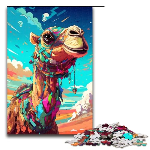 Puzzle für Erwachsene 1000 Teile Roboter Kamel von SplattersLots Dicke farbige Wolken Heimdekoration Puzzle Spielzeug tolles Geschenk für die ganze Familie 75 x 50 cm Puzzle für Erwachsene 1000 Teile Roboter Kamel von SplattersLots Dicke farbige Wolken Heimdekoration Puzzle Spielzeug tolles Geschenk für die ganze Familie 75 x 50 cm von QSYFNBZL