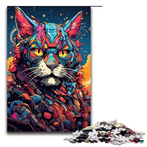 Puzzle für Erwachsene 1000 Teile Roboter Luchs von SplattersLots of Thick Coloured Clouds Puzzle Lernspiele für Zuhause DIY Spielzeug tolles Geschenk für Spiele 75 x 50 cm Puzzle für Erwachsene 1000 Teile Roboter Luchs von SplattersLots of Thick Coloured Clouds Puzzle Lernspiele für Zuhause DIY Spielzeug tolles Geschenk für Spiele 75 x 50 cm von QSYFNBZL
