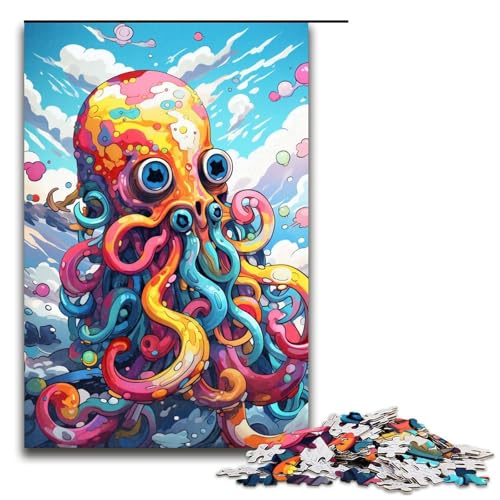 Puzzle für Erwachsene 1000 Teile Roboter Oktopus von SplattersLots Dickes buntes Spielzeug Denkspiel ganze Familie 75 x 50 cm Puzzle für Erwachsene 1000 Teile Roboter Oktopus von SplattersLots Dickes buntes Spielzeug Denkspiel ganze Familie 75 x 50 cm von QSYFNBZL