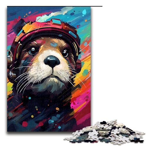 Puzzle für Erwachsene 1000 Teile Roboter Otter von SplattersLots Dickes farbiges Wolken Puzzle Lernspiele für Zuhause DIY Spielzeug tolles Geschenk für Spiele 75 x 50 cm Puzzle für Erwachsene 1000 Teile Roboter Otter von SplattersLots Dickes farbiges Wolken Puzzle Lernspiele für Zuhause DIY Spielzeug tolles Geschenk für Spiele 75 x 50 cm von QSYFNBZL
