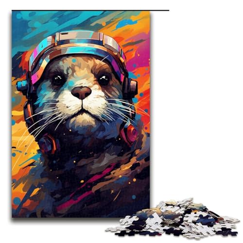 Puzzle für Erwachsene 1000 Teile Roboter Otter von SplattersLots Dickes farbiges Wolken Puzzle Lernspiele für Zuhause DIY Spielzeug tolles Geschenk für Spiele 75 x 50 cm Puzzle für Erwachsene 1000 Teile Roboter Otter von SplattersLots Dickes farbiges Wolken Puzzle Lernspiele für Zuhause DIY Spielzeug tolles Geschenk für Spiele 75 x 50 cm von QSYFNBZL