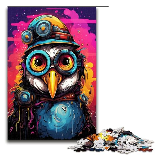 Puzzle für Erwachsene 1000 Teile Roboter Pinguin von SplattersLots Dickes buntes Puzzle jedes Teil ist einzigartig anspruchsvolles Familienspiel 75 x 50 cm Puzzle für Erwachsene 1000 Teile Roboter Pinguin von SplattersLots Dickes buntes Puzzle jedes Teil ist einzigartig anspruchsvolles Familienspiel 75 x 50 cm von QSYFNBZL
