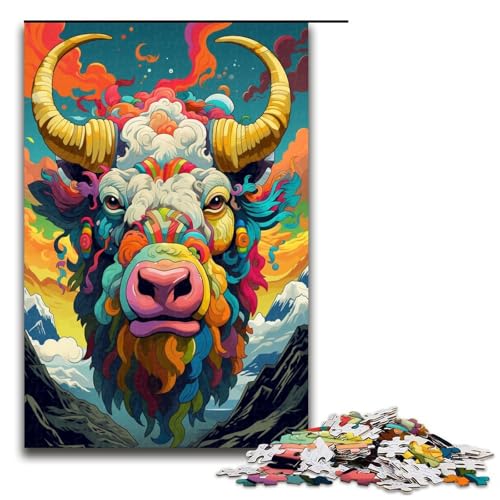 Puzzle für Erwachsene 1000 Teile Roboter Yak von Splatters Viele Dicke farbige Wolken Puzzle Lernspiele für Zuhause DIY Spielzeug tolles Geschenk für Spiele 1000 Teile Puzzle für Erwachsene 1000 Teile Roboter Yak von Splatters Viele Dicke farbige Wolken Puzzle Lernspiele für Zuhause DIY Spielzeug tolles Geschenk für Spiele 1000 Teile von QSYFNBZL