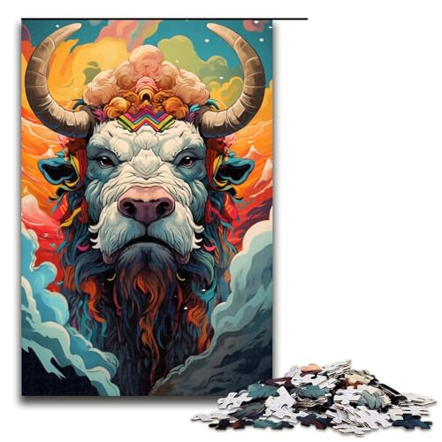Puzzle für Erwachsene 1000 Teile Roboter Yak von SplattersLots of Thick Coloured Clouds Holzpuzzle Lernspielzeug Familienspiele 1000 Teile Puzzle für Erwachsene 1000 Teile Roboter Yak von SplattersLots of Thick Coloured Clouds Holzpuzzle Lernspielzeug Familienspiele 1000 Teile von QSYFNBZL
