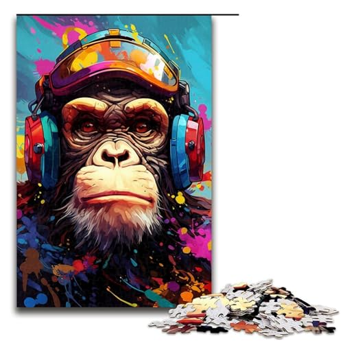 Puzzle für Erwachsene 1000 Teile Roboteraffe von SplattersLots Dickes buntes Puzzle Lernspiele für Zuhause DIY Spielzeug tolles Geschenk für Spiele 75 x 50 cm Puzzle für Erwachsene 1000 Teile Roboteraffe von SplattersLots Dickes buntes Puzzle Lernspiele für Zuhause DIY Spielzeug tolles Geschenk für Spiele 75 x 50 cm von QSYFNBZL