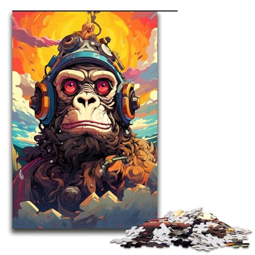 Puzzle für Erwachsene 1000 Teile Roboteraffe von SplattersLots Dickes buntes Puzzle Lernspiele für Zuhause DIY Spielzeug tolles Geschenk für Spiele 75 x 50 cm Puzzle für Erwachsene 1000 Teile Roboteraffe von SplattersLots Dickes buntes Puzzle Lernspiele für Zuhause DIY Spielzeug tolles Geschenk für Spiele 75 x 50 cm von QSYFNBZL