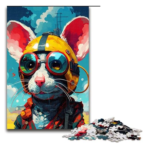 Puzzle für Erwachsene 1000 Teile Roboterratte von SplattersLots of Thick Coloured Clouds Puzzle Lernspiele für Zuhause DIY Spielzeug tolles Geschenk für Spiele 75 x 50 cm Puzzle für Erwachsene 1000 Teile Roboterratte von SplattersLots of Thick Coloured Clouds Puzzle Lernspiele für Zuhause DIY Spielzeug tolles Geschenk für Spiele 75 x 50 cm von QSYFNBZL