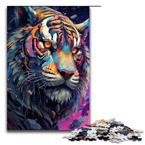 Puzzle für Erwachsene 1000 Teile Robotertiger von SplattersLots of Thick Coloured Cloud Jigsaw Puzzle Lernspiele für Zuhause DIY Spielzeug tolles Geschenk für Spiele 1000 Teile Puzzle für Erwachsene 1000 Teile Robotertiger von SplattersLots of Thick Coloured Cloud Jigsaw Puzzle Lernspiele für Zuhause DIY Spielzeug tolles Geschenk für Spiele 1000 Teile von QSYFNBZL