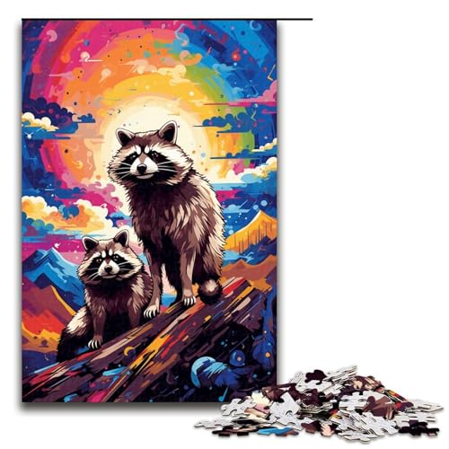 Puzzle für Erwachsene 1000 Teile Waschbären im Krater sind von Spritzern umgeben Lot Puzzle für Erwachsene Holz Familienspiele Weihnachts und Geburtstagsgeschenke 75 x 50 cm Puzzle für Erwachsene 1000 Teile Waschbären im Krater sind von Spritzern umgeben Lot Puzzle für Erwachsene Holz Familienspiele Weihnachts und Geburtstagsgeschenke 75 x 50 cm von QSYFNBZL