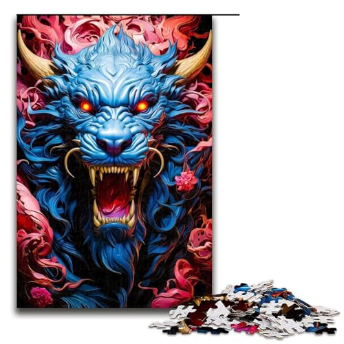 Puzzles für Erwachsene 1000 Stück Flaming Dragon Puzzles Spiel Spielzeug Lustige 1000 PCS Puzzles für Erwachsene 1000 Stück Flaming Dragon Puzzles Spiel Spielzeug Lustige 1000 PCS von QSYFNBZL