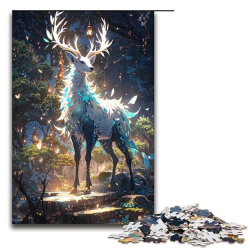 Puzzles für Erwachsene 1000 Teile Fantasy Hirsch Puzzle Lernspiele für Zuhause DIY Spielzeug tolles Geschenk für Spiele 1000 Teile Puzzles für Erwachsene 1000 Teile Fantasy Hirsch Puzzle Lernspiele für Zuhause DIY Spielzeug tolles Geschenk für Spiele 1000 Teile von QSYFNBZL