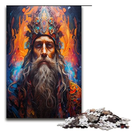 Puzzles für Erwachsene 1000 Teile Psychedelic Ragnar King of Norway Puzzles Spiel Spielzeug Lustige 1000 PCS Puzzles für Erwachsene 1000 Teile Psychedelic Ragnar King of Norway Puzzles Spiel Spielzeug Lustige 1000 PCS von QSYFNBZL