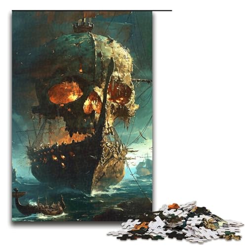 Puzzles für Erwachsene 1000 Teile geheimnisvolles Piratenschiff Spielzeug intellektuelles Spiel ganze Familie 1000 Teile Puzzles für Erwachsene 1000 Teile geheimnisvolles Piratenschiff Spielzeug intellektuelles Spiel ganze Familie 1000 Teile von QSYFNBZL