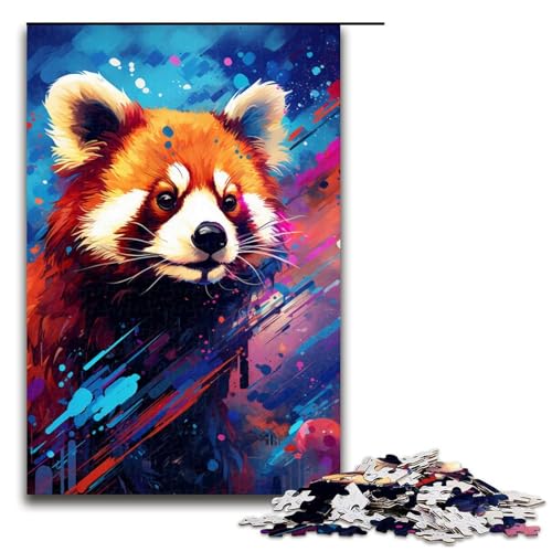 für Erwachsene 1000 Roboter Roter Panda von SplattersLots Dicke farbige Puzzles für Holzpuzzle Weihnachtspuzzle Geschenke 1000 Teile für Erwachsene 1000 Roboter Roter Panda von SplattersLots Dicke farbige Puzzles für Holzpuzzle Weihnachtspuzzle Geschenke 1000 Teile von QSYFNBZL