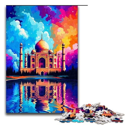 für Erwachsene 1000 Taj Mahal ist von Spritzern umgeben Viele Bunte Puzzles für Holzpuzzles Weihnachtspuzzlegeschenke 1000 Teile für Erwachsene 1000 Taj Mahal ist von Spritzern umgeben Viele Bunte Puzzles für Holzpuzzles Weihnachtspuzzlegeschenke 1000 Teile von QSYFNBZL