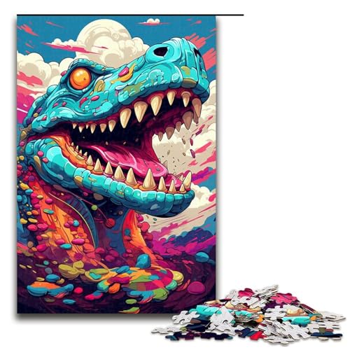 für Erwachsene 1000 teilige Roboterkrokodile von SplattersLots Dicke farbige Puzzles für Erwachsene schwieriges und anspruchsvolles Holzpuzzle 75 x 50 cm für Erwachsene 1000 teilige Roboterkrokodile von SplattersLots Dicke farbige Puzzles für Erwachsene schwieriges und anspruchsvolles Holzpuzzle 75 x 50 cm von QSYFNBZL