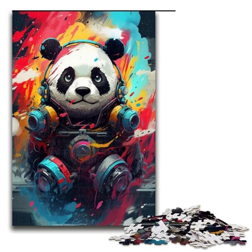 für Erwachsene 1000 teiliger Roboter Panda von SplattersLots of Thick Coloured Cloud Puzzles für Erwachsene Holzpuzzle Schwierig und herausfordernd 75x50cm für Erwachsene 1000 teiliger Roboter Panda von SplattersLots of Thick Coloured Cloud Puzzles für Erwachsene Holzpuzzle Schwierig und herausfordernd 75x50cm von QSYFNBZL