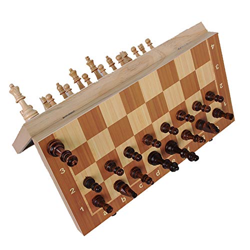 QTANZIQI 24/29/34/39 cm internationales Schachspiel, Brettspiel, faltbares Klappbrett, Schachfiguren-Set für Kinder, Geschenk, internationale Schachfiguren/Länge 24 cm von QTANZIQI