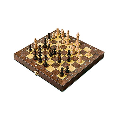 QTANZIQI Internationales Schachspiel, Schach, tragbares Aufbewahrungsbrett, Schachbrettspiel-Set, internationale Schachfiguren von QTANZIQI