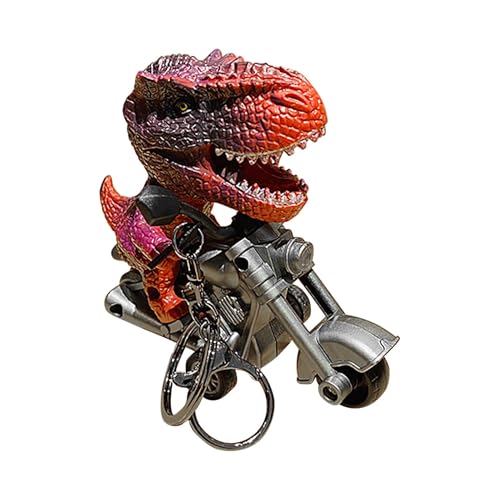 Dinosaurier-Motorradspielzeug – Reibungsbetriebenes Motorrad-Dinosaurierspielzeug | Kreatives Motorrad-Dinosaurier-Spielzeug für Kinder | Lustiges Dinosaurier-Jungenspielzeug | Motorrad-Dinosaurier von QTFYE