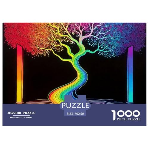 Bunter Baum Puzzle 1000 Teile Für Erwachsene Und Kinder Bunte Pflanzen Impossible Geschicklichkeitsspiel Interaktives Spielzeug Home Dekoration Clevere Rätsel 70x50cm/1000pcs Bunter Baum Puzzle 1000 Teile Für Erwachsene Und Kinder Bunte Pflanzen Impossible Geschicklichkeitsspiel Interaktives Spielzeug Home Dekoration Clevere Rätsel 70x50cm/1000pcs von QTIVARLEN