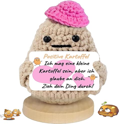 QUANMAITONG Glücksbringer Positive Kartoffel Pocket Hug Geschenk Für Frauen, Lustige Postive Potato Mutmacher Kinder Geschenk Glücksbringer Prüfung,Gute Besserung Geschenke Beste Freundin QUANMAITONG Glücksbringer Positive Kartoffel Pocket Hug Geschenk Für Frauen, Lustige Postive Potato Mutmacher Kinder Geschenk Glücksbringer Prüfung,Gute Besserung Geschenke Beste Freundin von QUANMAITONG