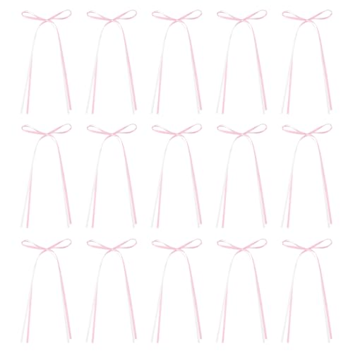 QUARKZMAN 50 Stück Schleifen Cupcake-Dekorationen, 3.3x5.1 Zoll Schleifen Cupcake-Topper Satin-Schleifen Schleifen Party-Dekorationen für Kuchen Dessert Basteln DIY Dekorieren, Rosa Beige QUARKZMAN 50 Stück Schleifen Cupcake-Dekorationen, 3.3x5.1 Zoll Schleifen Cupcake-Topper Satin-Schleifen Schleifen Party-Dekorationen für Kuchen Dessert Basteln DIY Dekorieren, Rosa Beige von QUARKZMAN