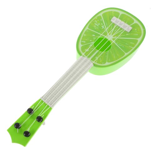 2St Obst-Ukulele Musikspielzeug für Kinder Gitarren-Ukulele für Anfänger kinderinstrumente Kinder musikinstrumente Mini-Gitarren-Spielzeug Plastikinstrument Mini-Ukulele Abs Green QUMIIRITY von QUMIIRITY