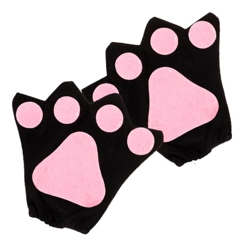 QUMIIRITY 1 Paar Performance Handschuhe Tiere Handflächen Handschuhe Geschmeidige Pfoten Handschuhe Pfoten Handschuhe Cosplay Tier Klauen Handschuhe Cosplay Zubehör Niedliche von QUMIIRITY