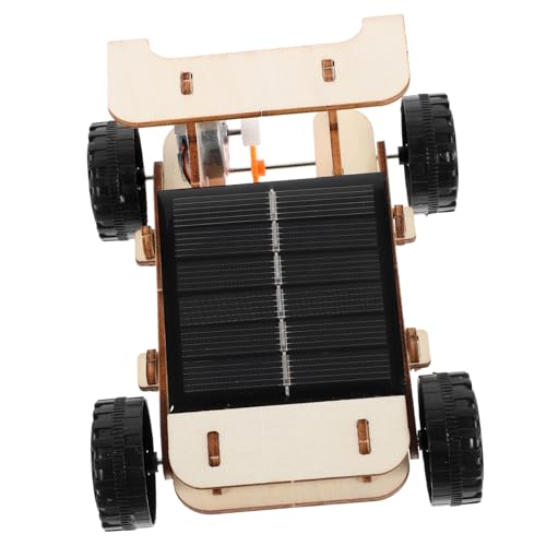 QUMIIRITY 1 Satz Solare Wissenschaftliches Experiment für Kinder RC-Solarauto-Bausatz Spielzeug für Kinder kinderspielzeug Puzzlematte Solarauto-Requisite tragbares Solarautospielzeug von QUMIIRITY