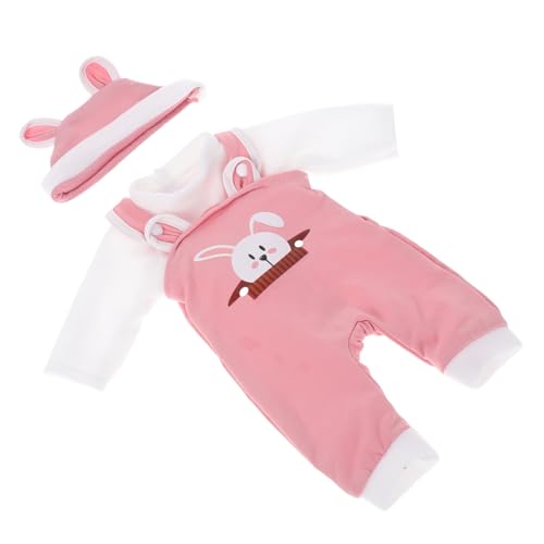 QUMIIRITY 1 Set Babypuppen-hosenträger, Realistische Puppenkleidung Mit Hut Für Vielseitige Outfits, Süßer Puppen-Strampler Für Kinderspielzeit Und Sammler von QUMIIRITY