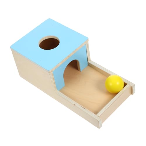 QUMIIRITY 1 Set-Box Pitching-Box für die Früherziehung Objektbeständiges Spielzeug für Babys Kleinkind-Ball-Münz-Drop-Spielzeug Spielzeug für Kinder Früherziehungsspielzeug von QUMIIRITY