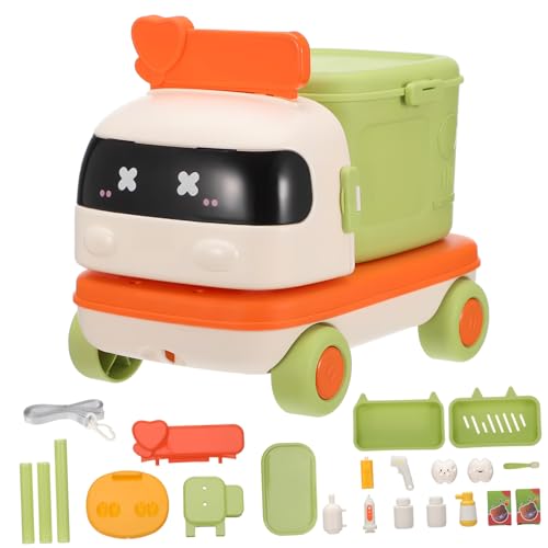 QUMIIRITY 1 Set Kinderspielzeug Essen Kochen Spielzeug Kleinkindauto Spielzeug Spielhaus Aufbewahrungsspielzeug Kinderkreuzer Autos Kinder Medizinisches Auto Spielzeug Make Up von QUMIIRITY