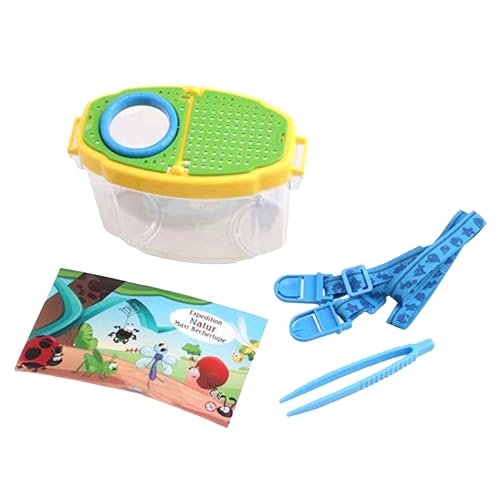 QUMIIRITY 1 Set Lupe Bug Catcher Kunststoff Bug Box Insert Tiere Sammlung Box Werkzeuge von QUMIIRITY