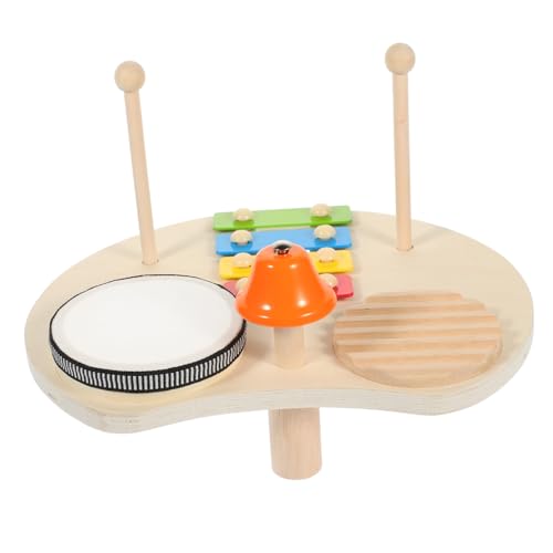 QUMIIRITY 1 Set Schlaginstrument Lustiges Musikspielzeug Frühes Lernspielzeug Xylophon Schlagzeug Musiktrommel Spielzeug Kinder Musikinstrument Spielzeug Kleinkind Trommelspielzeug von QUMIIRITY